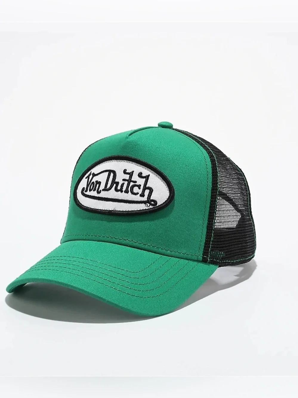 NWT Authentic Von Dutch Green & Black Trucker Hat ~ with authentic hologram!